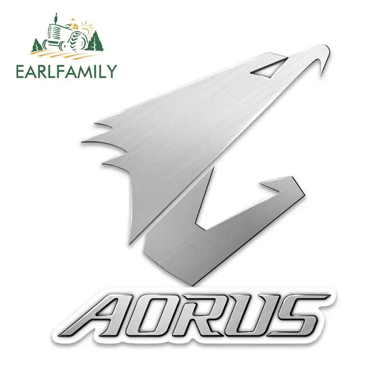 

EARLFAMILY 13 см x 12,7 см для Aorus League CSGO, автомобильные наклейки и наклейки, водонепроницаемые, устойчивые к царапинам, автомобильный Стайлинг, украшение JDM