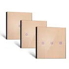 Портативный беспроводной настенный пульт дистанционного управления ktnnкг, 433 МГц, сенсорная панель, РЧ-ворота, светильник с индикатором s вкл.выкл.