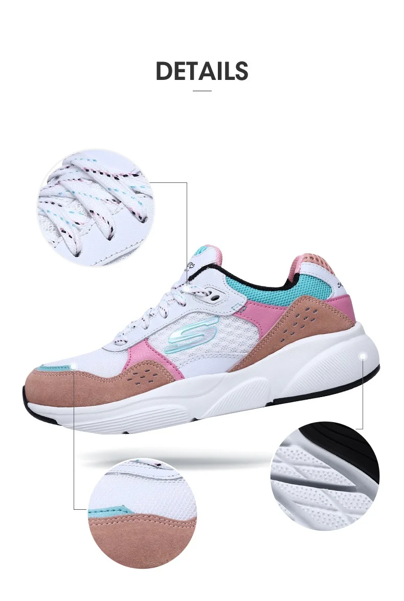 Обувь Skechers Женская спортивная обувь GORUN Женская дышащая удобная сетчатая Уличная обувь zapatillas deporte mujer 13019-WPKB