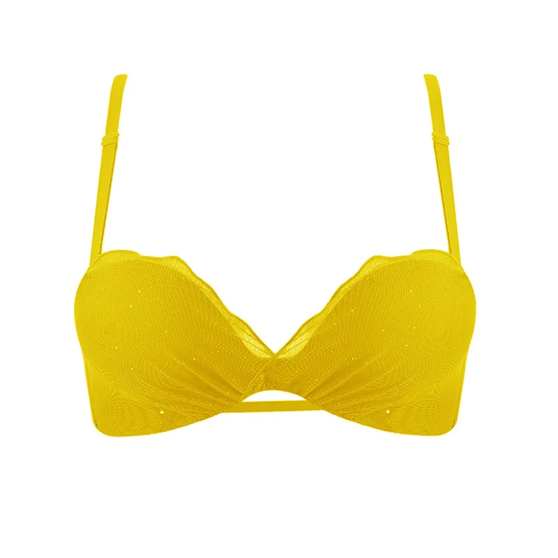 

New Women seamless Bra Fashion push up Underwear Women's sexy Hollowing out Women's Bra without steel ring Brassiere