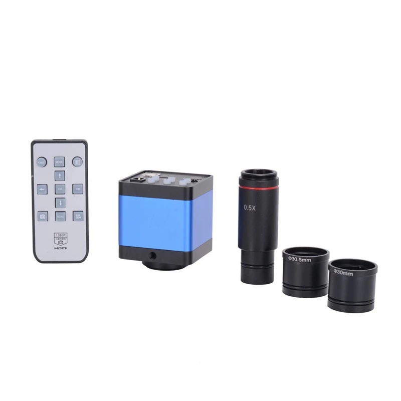16MP HDMI 1080P USB цифровой промышленный микроскоп камера с 0.5X c креплением окуляра