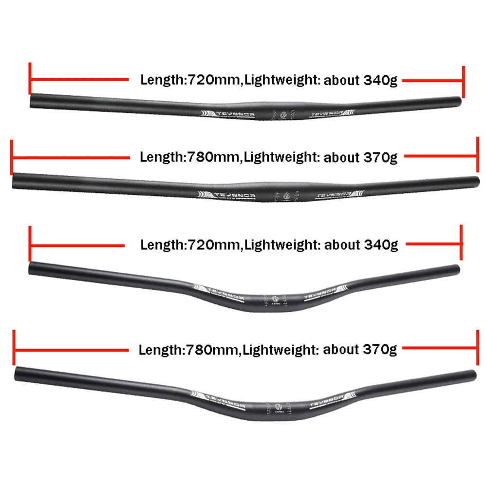 Плоский руль для горного велосипеда 31 8 мм из алюминиевого сплава 720 780 | Спорт и