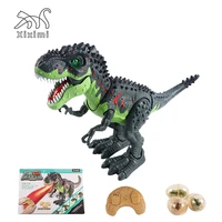 remote control dinosaur toy spraying tyrannosaurus remote control animal robot model child pet boy gift