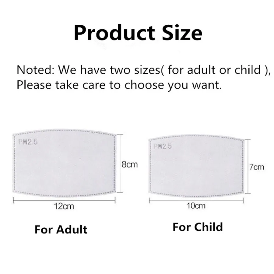 Фильтрующая бумага PM2.5 5 слоев 8-200 шт. | Безопасность и защита