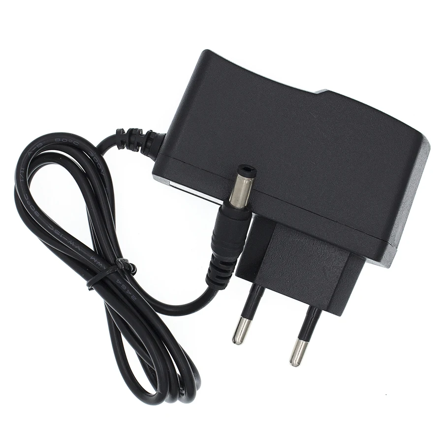 

AC 100V-240V Converter Adapter DC 9V 1A Power Supply EU Plug DC 5.5mm x 2.1mm 1000mA