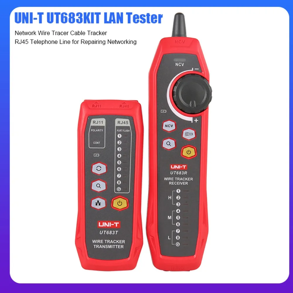 

Network Line Finder Check Instrument LAN Tester Network Wire Tracer Cable Tracker RJ45 Telephone Line For Repairing Networking