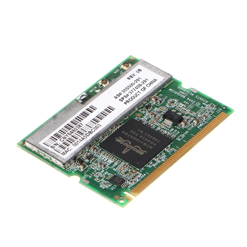 54 Мбит/с 2,4 ГГц 802.11b/g Мини PCI беспроводная WiFi карта для hp/для DELL/для TOSHIBA/для ACER/для ASUS