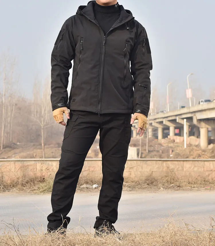 Мужская ветрозащитная куртка из водонепроницаемого материала тактическая
