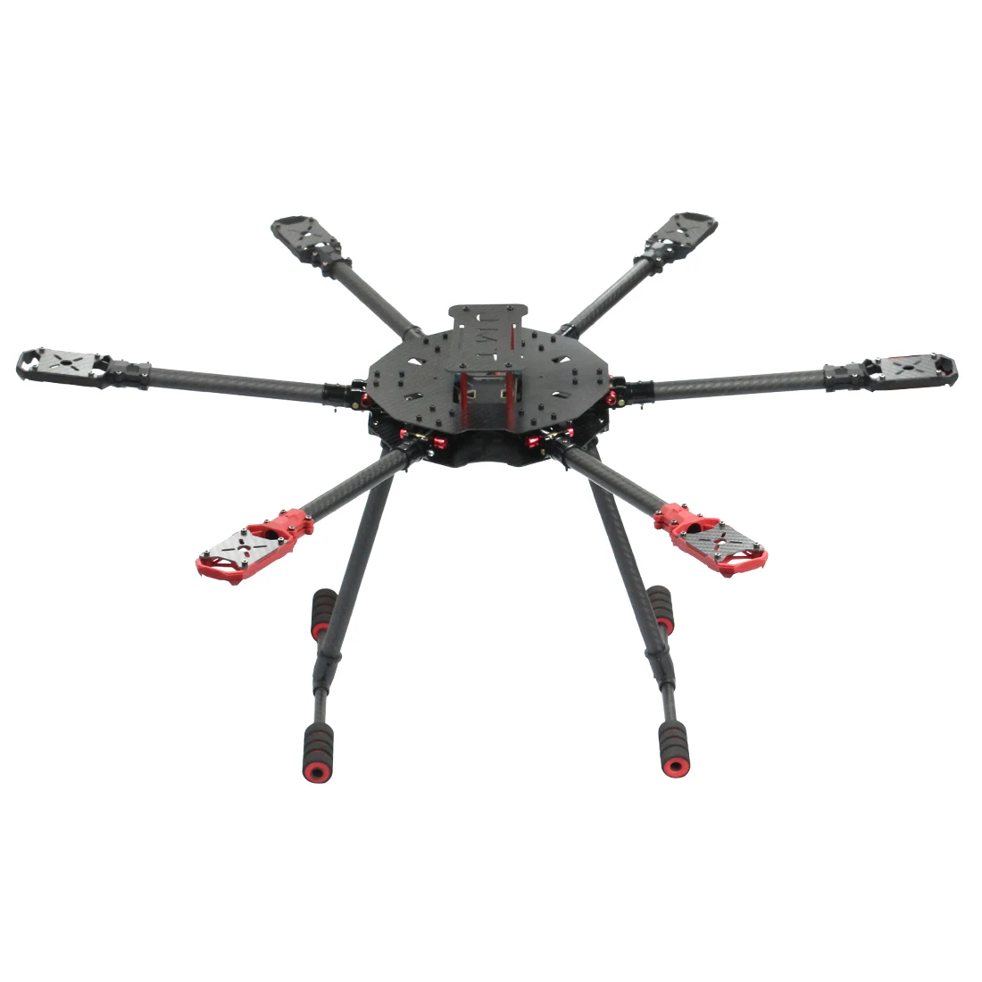 

Saker610 610mm/ Saker675 675mm6-axles Carbon Fiber Fold Rack DIY RC Drone Hexacopter Frame Kit with Landing skid Motor Mount