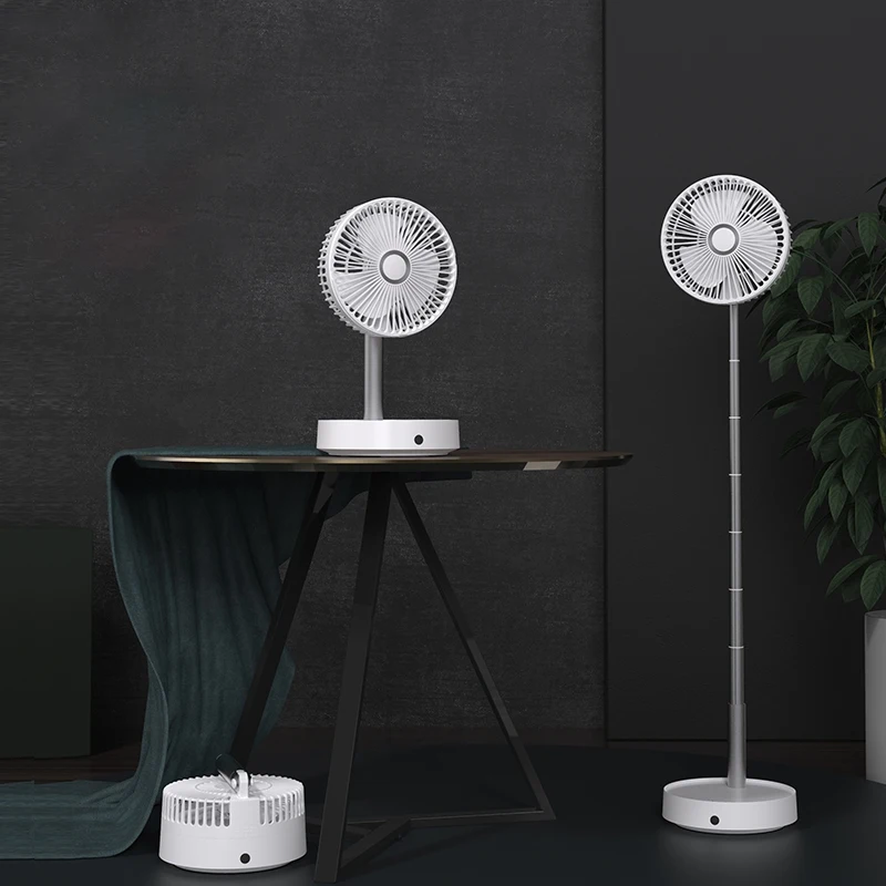 

Portable USB Fans Telescopic Foldable Mini Fan Electric LED Fan Air Conditioner Cooler USB Rechargeable Table Fans