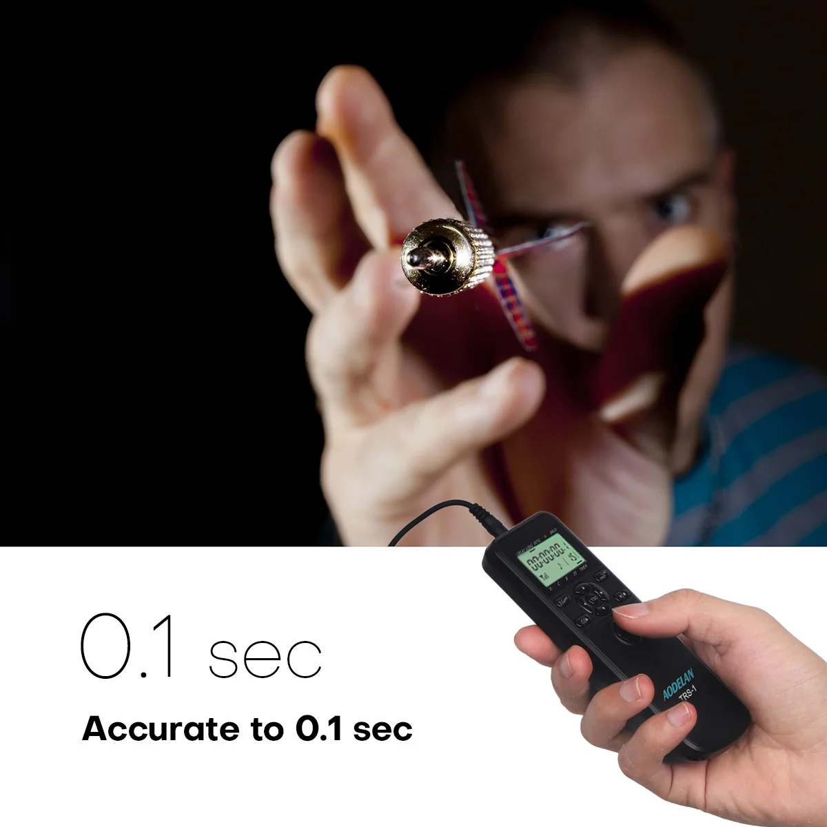 Пульт дистанционного управления для спуска затвора с ЖК-дисплеем AODELAN TRS-C6 Canon EOS R6