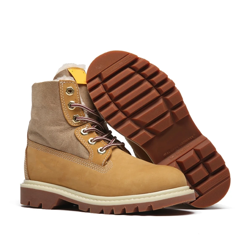 Зимние мужские ботинки для альпинизма с мехом Качественные теплые зимние из