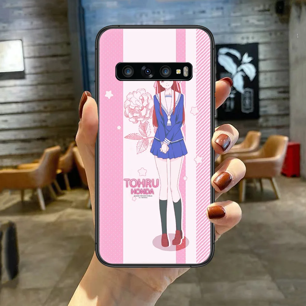 

Fruits Basket Anime Phone Case Cover For For SamSung Galaxy S Note 7 8 9 10 20 Uitra Plus E Lite Black black Funda Tpu Coque