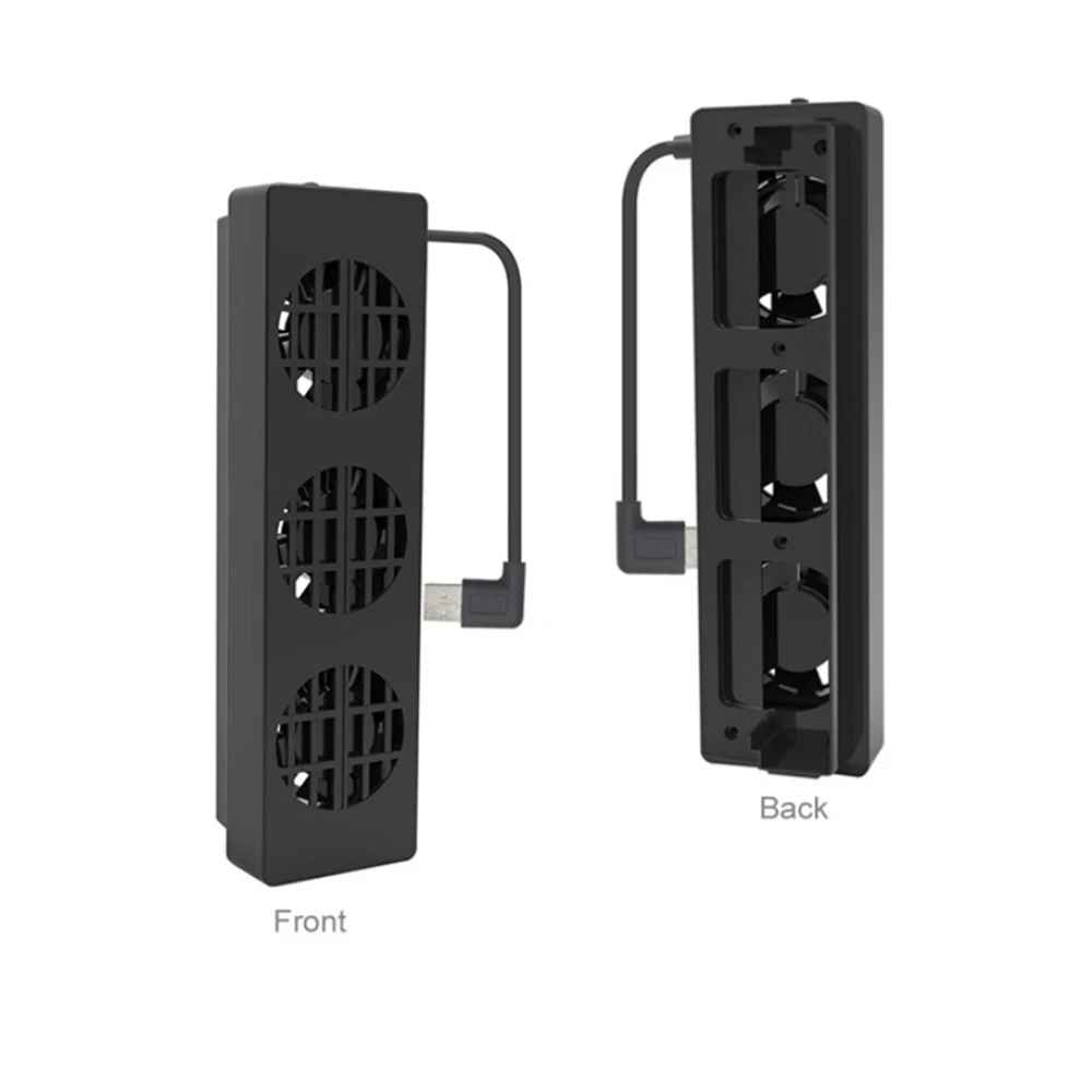 

DC 5V 3-Fan External Super USB Cooling Fan Cooler For Switch Console