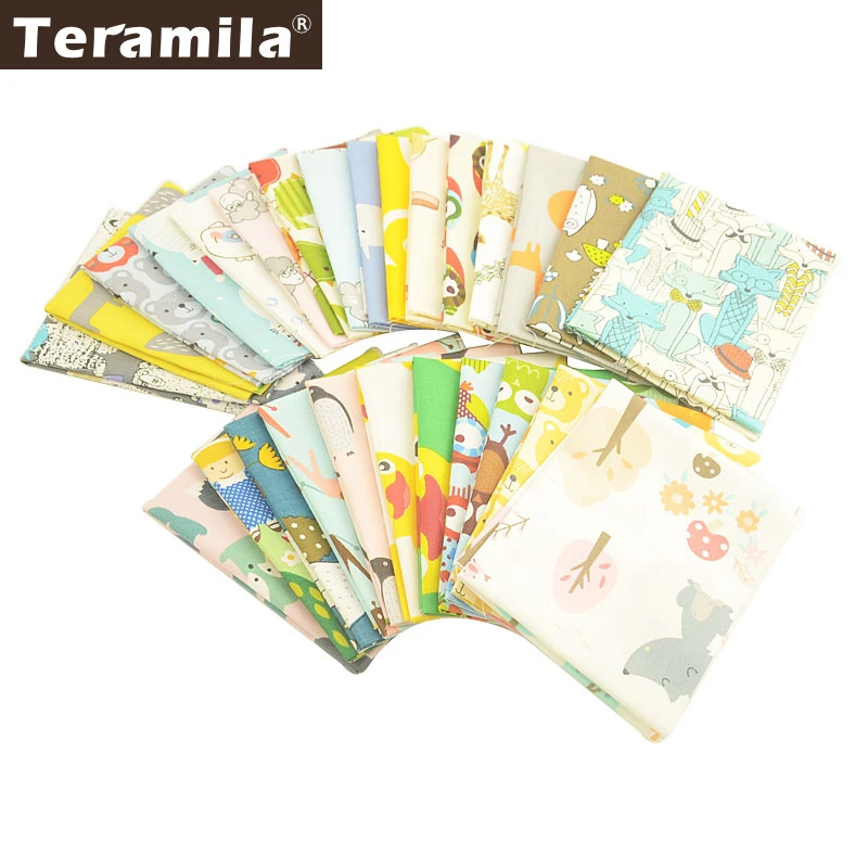 Teramila 20x5 0 см/шт. 100% хлопок дизайн с животными Telas Por Metro сделай сам Algodon детская