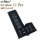 EENJEE 10 шт.лот мобильный телефон аккумуляторная батарея для зарядки Ноута и сотового телефона iPhone 11 Pro AAAA Замена новое качество 500 раз пожизненная гарантия 12 месяцев