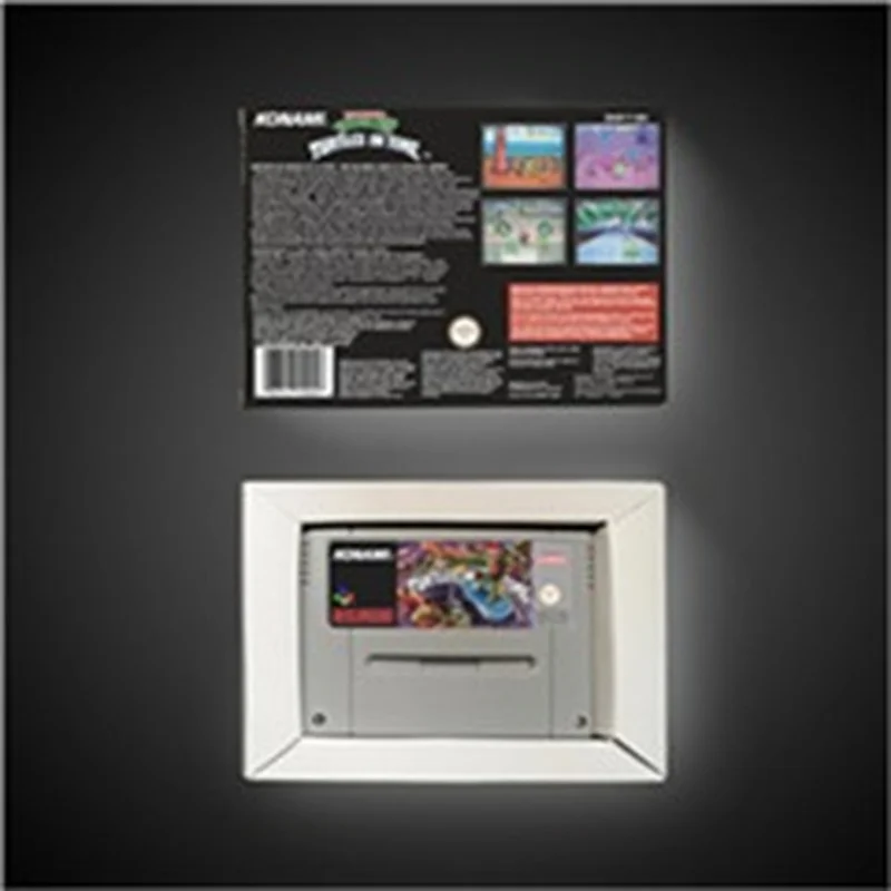 

New Turtles IV Turtles in Time-EUR Action Version Retail Card Game Box