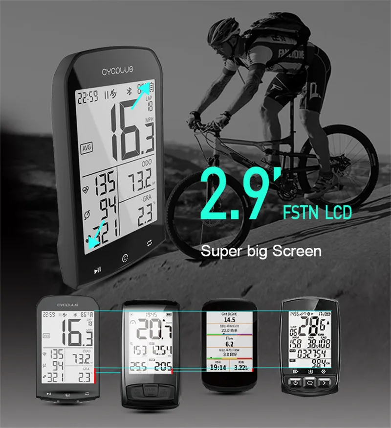CYCPLUS M1 bicycle GPS waterproof ipx6 Bike computer cycling Speedmeter wireless Stopwatch | Спорт и развлечения