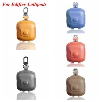 leather cover for edifier lolli pods case for lollipods bluetooth earphone scratch proof protective case