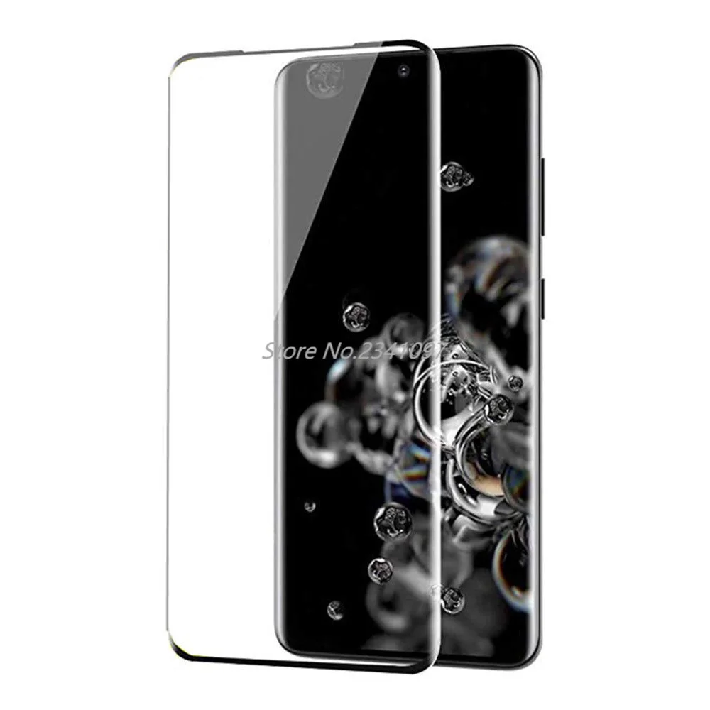 20D изогнутый край закаленное стекло экрана чехол для Samsung Galaxy S20 ультра пленка