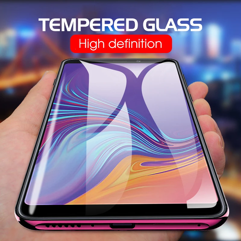 10 штук полного покрытия 9D закаленное стекло для Samsung Galaxy A6 2018 A8 Plus A3 A5 A7 2017 2016 A320 A520 A720 A310 A510 A710 on.