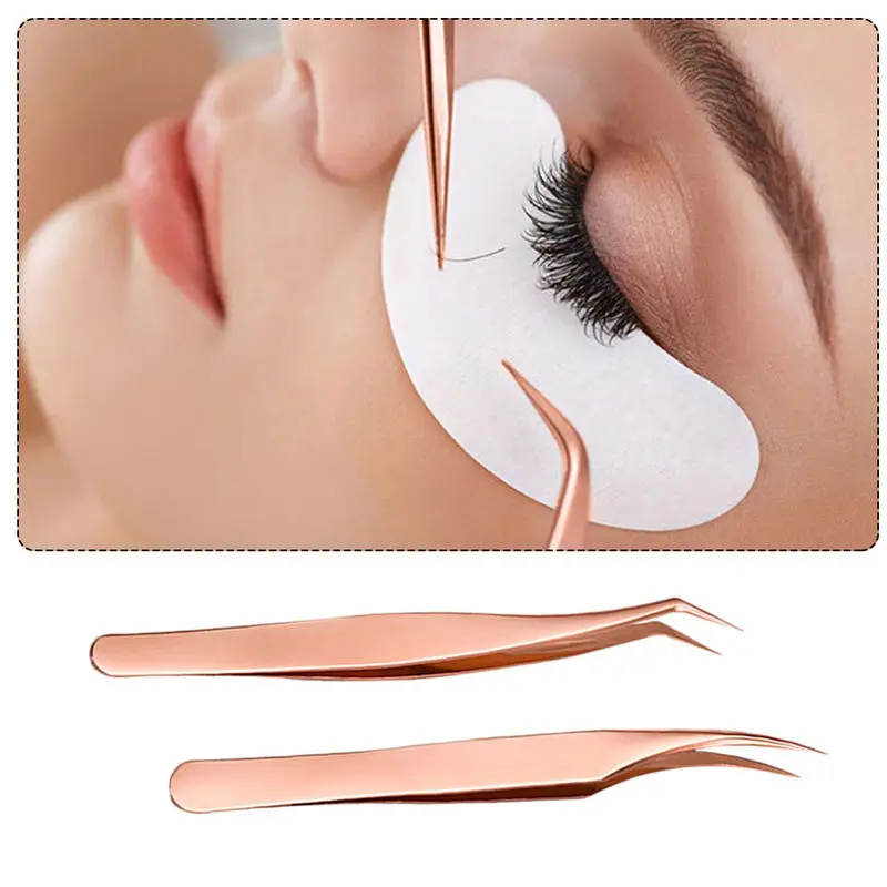 Розовое золото Нержавеющая сталь лидер продаж Новинка 2 шт. розовый Прямые +