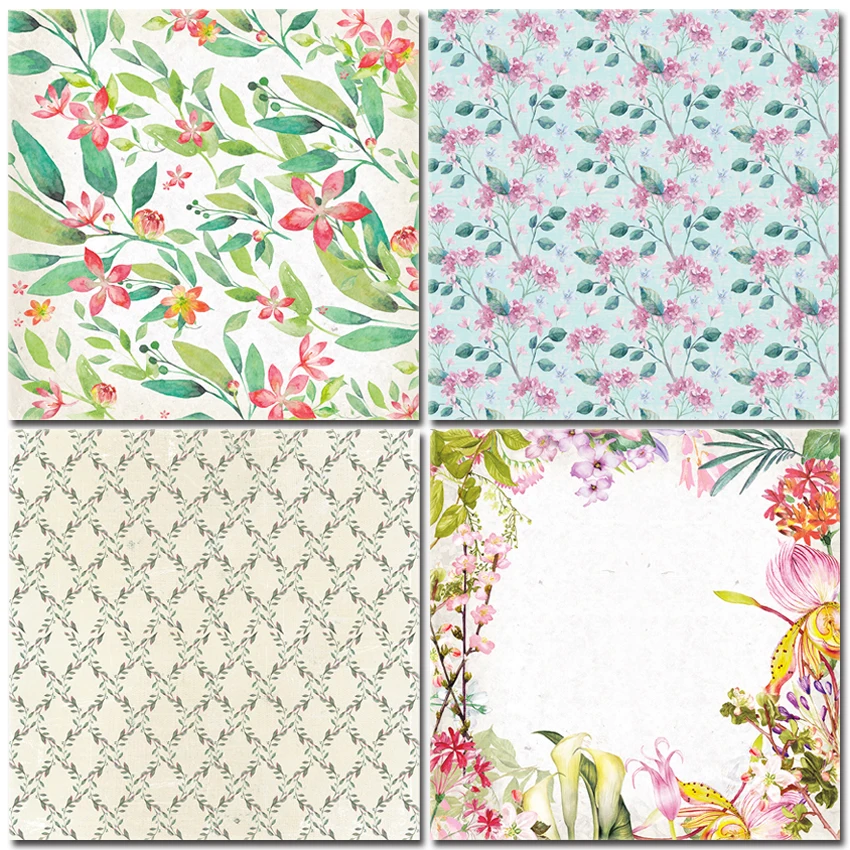 6-дюймовый цветочный сад скрапбукинг узорчатый Декор для дома сделай сам