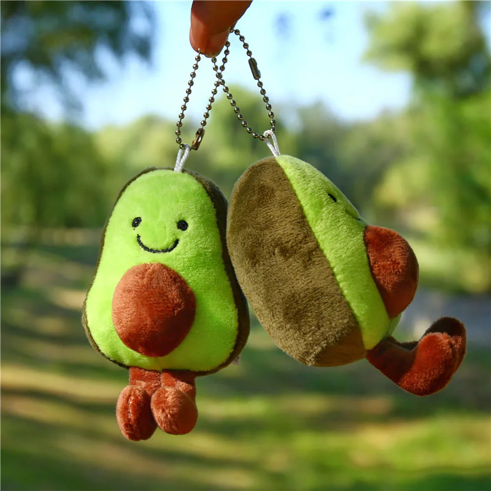 

Gift Toys Kawaii Avocado Corduroy Dolls Plush Toy Key Chain Girls Children's Little Pendant Creative