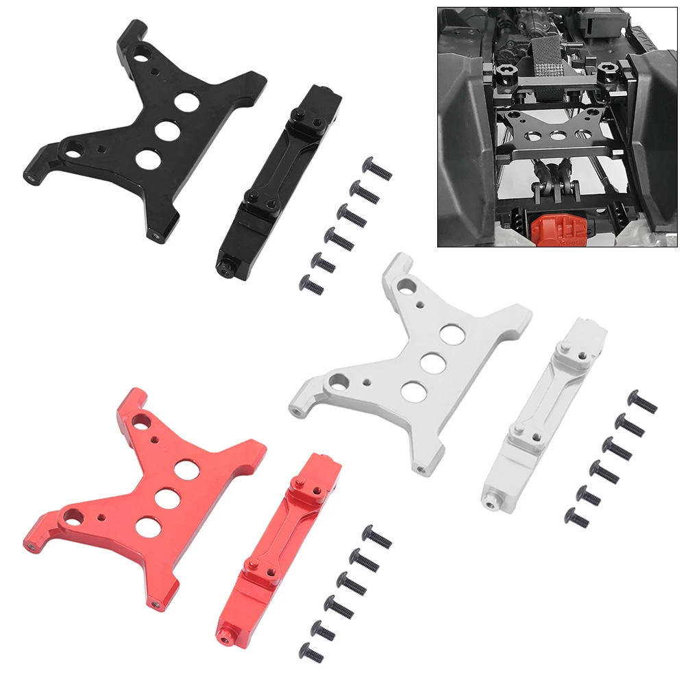 

Aluminum Cross Member Bracket Fixed Seat Brace Battery Tray Mount for Axial SCX10 III AX103007 RC Crawler Car Replacement Parts