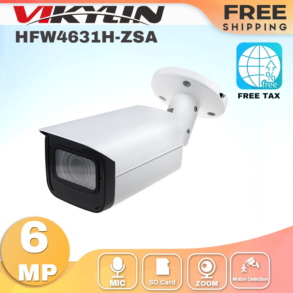 

IP-камера Dahua, 6 МП, 2,7-13,5 мм, 5-кратный зум, ИК, 60 м