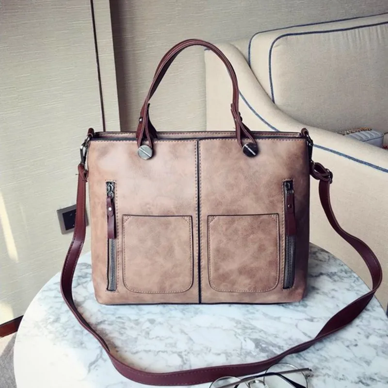 2020 новая женская сумка через плечо модная простая сумка-мессенджер большой