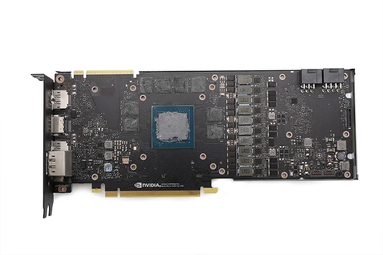 Барроу водного блока использовать для NVIDIA RTX 2080Ti/2080 Founders Edition/Reference Edition/полное покрытие GPU Блок поддержка Backplate RGB