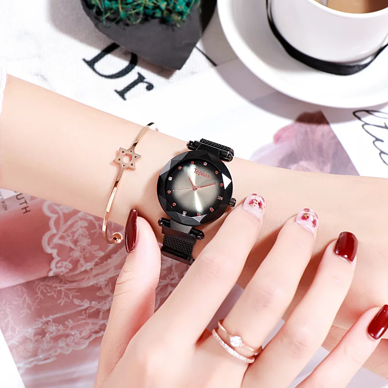 2019 новый бренд розовое золото повседневные Модные кварцевые часы для женщин