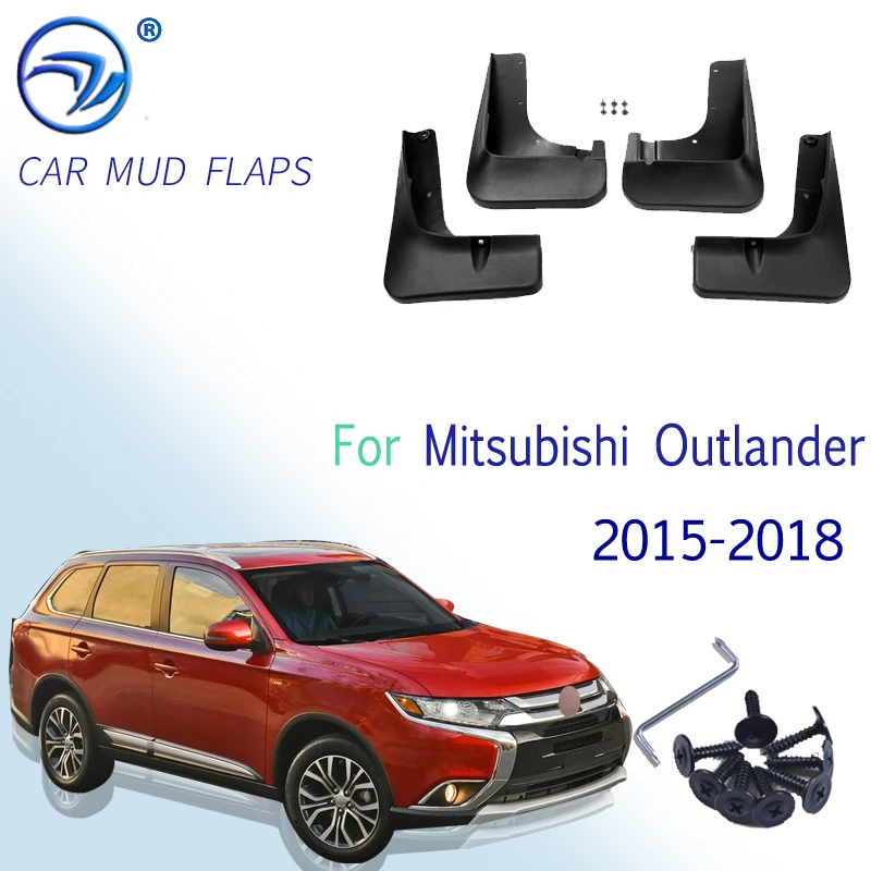 Брызговики для Mitsubishi Outlander 2015 2016 2017 2018|Грязезащита| |