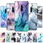 Роскошный чехол из закаленного стекла для OPPO Reno 2Z 4 Pro SE Z Ace чехол s с акварельным рисунком чехол для телефона OPPO 10X Zoom Чехлы бампер