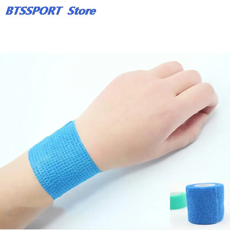 Elastic Medical Bandage Gauze Dressing Tape Sports Wrist Support Colorful Self Adhesive Ankle Finger Muscles Care 4.5m * 5cm | Спорт и
