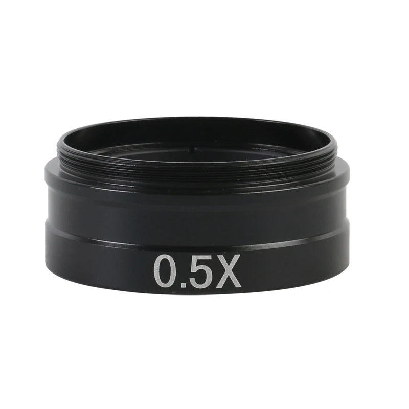 

0.75x 0.5X / 2.0X / 0.35X Barlow Auxiliary Objective Glass Lens For 10A 180X 300X C-MOUNT Lens Industry Video Microscope Camera