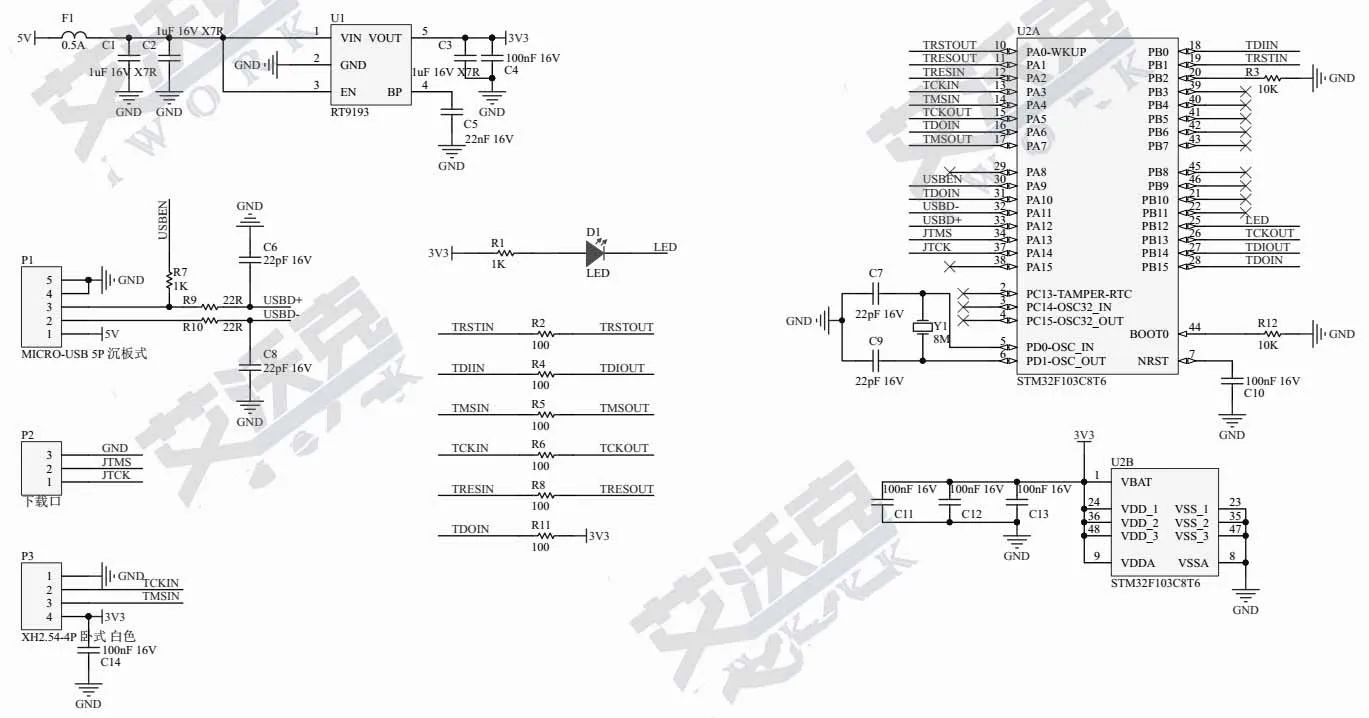 Для J Link OB V1 STM32 ARM отладчик загрузчик совместимый с V8 SWD jlink ob On board 0 5 m модуль кабеля