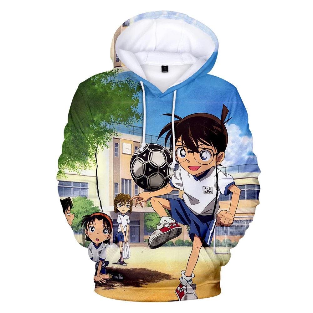 

New Detective Conan Anime Hoodie Kids/Men/Women Autumn Winter Fashion Casual Sweatshirt Detective Conan Men's Hoodies Coats