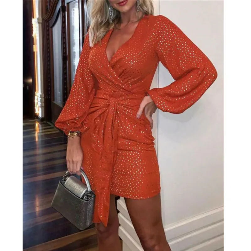 Женские туфли с блестками и v образным вырезом сплошной Цвет длинное платье