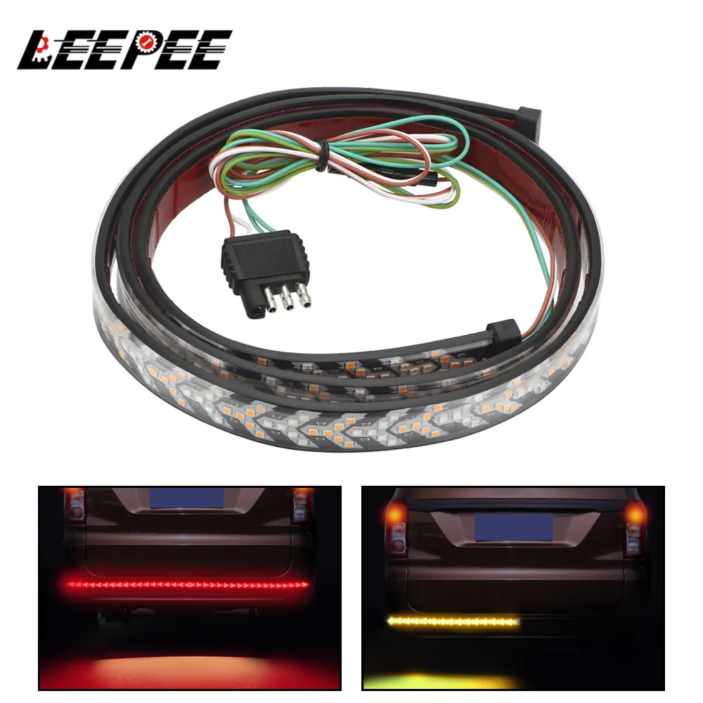 Универсальный 12 В светодиодный задний тормозной светильник для багажника