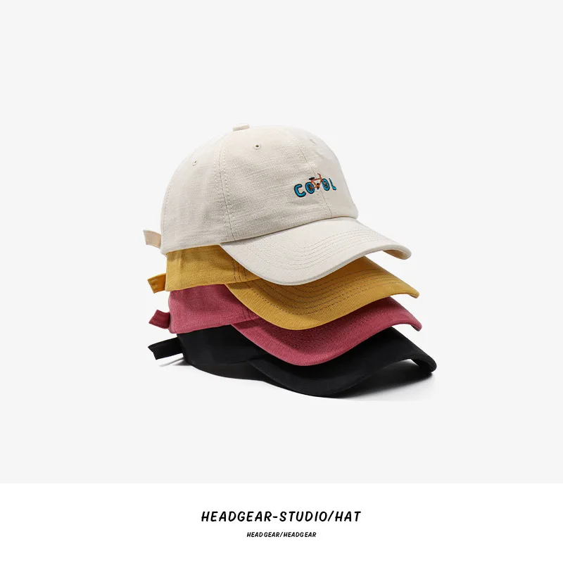 

SpringWomen Letter Baseball Cap Summere Mbroidery Solid Color Adjustable Men Peaked Capoutdoor Casual Sun Hat FashionHip-hop Hat