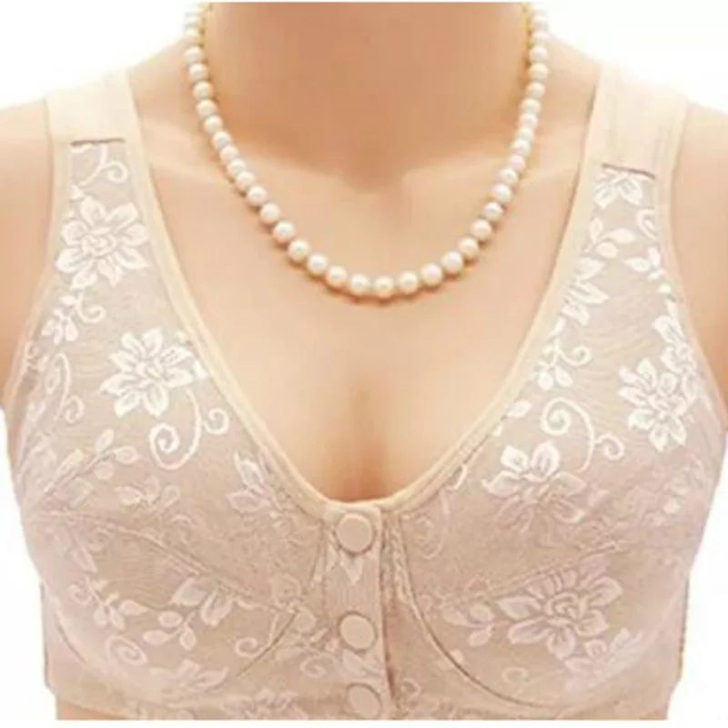 Бюстгальтер женский хлопковый бюстгальтеры с пряжками без стальных колец |