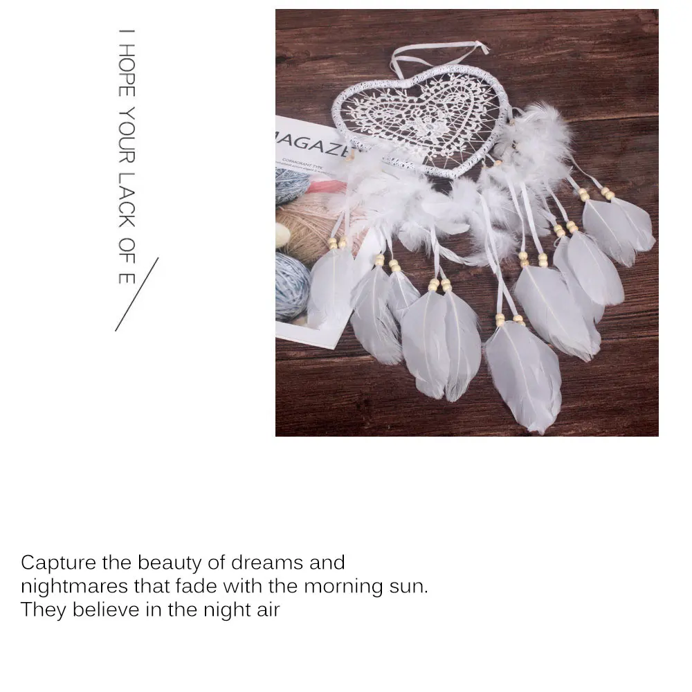 Светодиодный настенный светильник Мечта Чистая ручная работа перо Dream плетеный