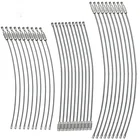 Ручные инструменты 10 шт. 1,5-2 мм брелок для повседневного использования веревка из нержавеющей стали Проволочный Кабель петля винт фотокольцо брелок для ключей круглый лагерь