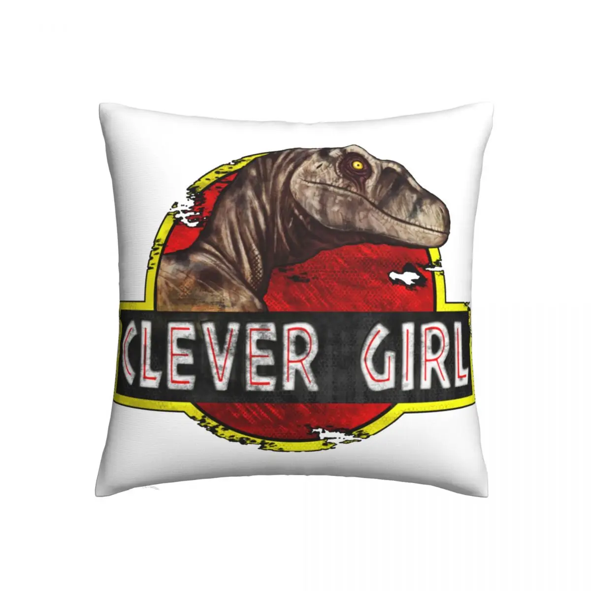 

Jurassic Park Pillow Case Clever Girl Decorative Polyester Pillowcase Sofa Zipper Summer Cover