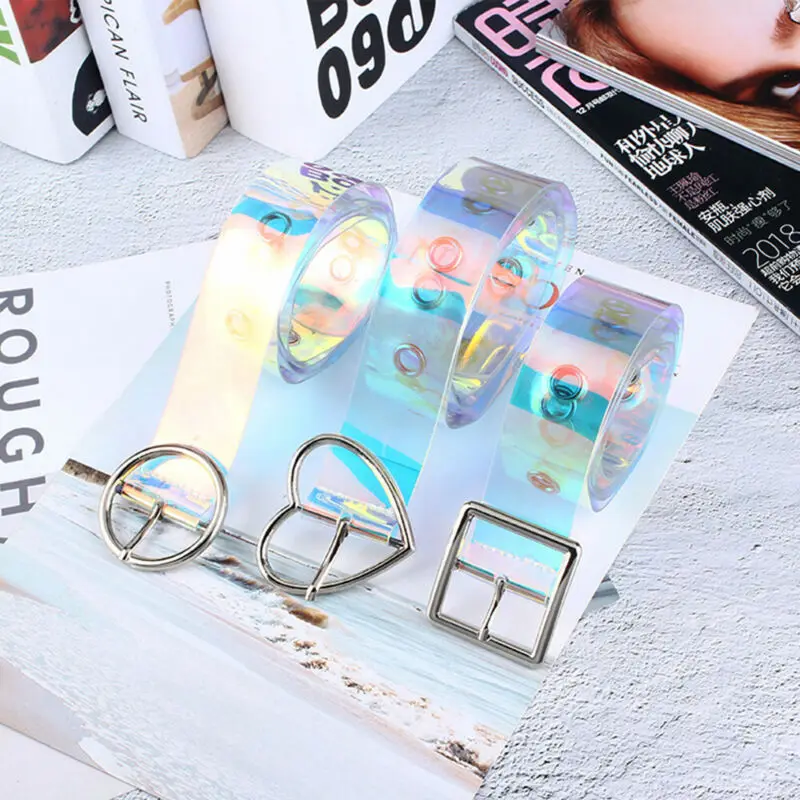 Лидер продаж женский пояс лазерная металлическая пряжка повседневная