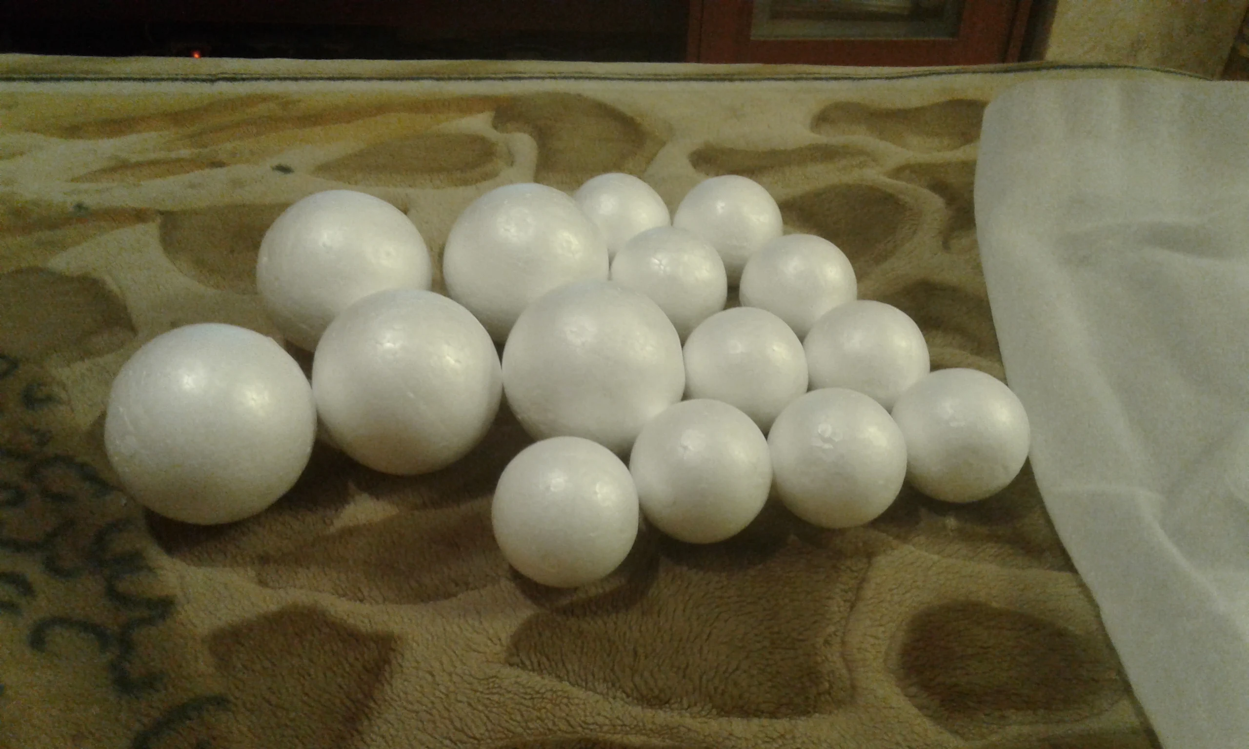 20 120 мм Рождественский пенопластовый шар декор для рождества сделай сам подарки