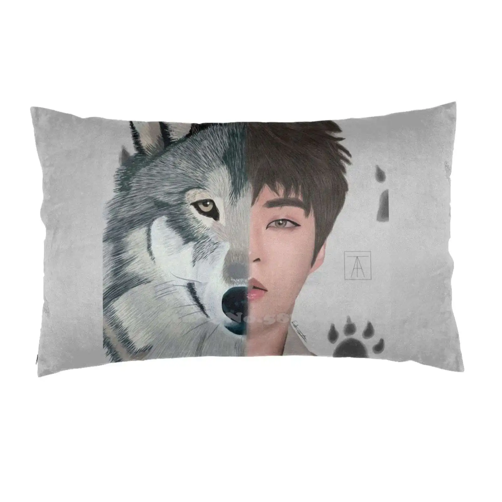 Прямоугольная наволочка для сна Exo Xiumin постельное белье Fanart Kim Minseok Kpop портрет