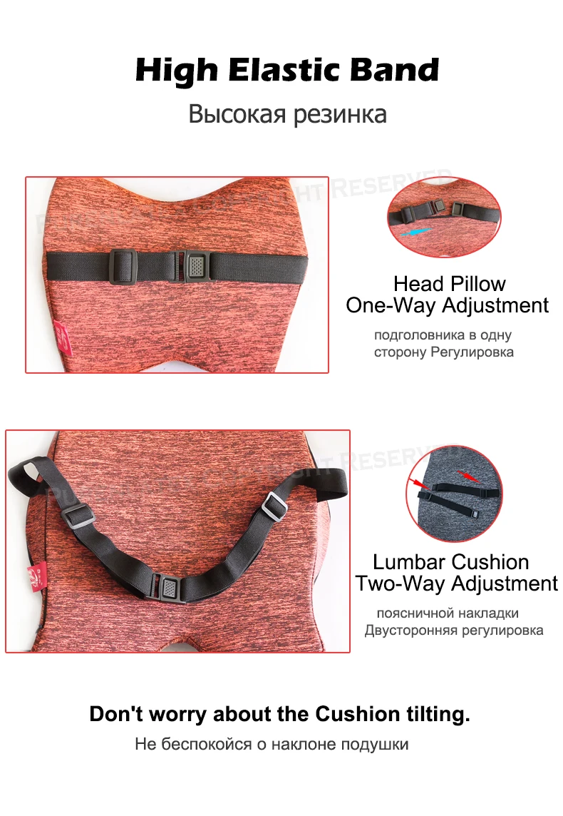 Purenlatex Автомобильная подушка, подушка для сиденья, Ортопедическая подушка с эффектом памяти для офиса, подушка с копчиком, подушка с защитой от боли в спине